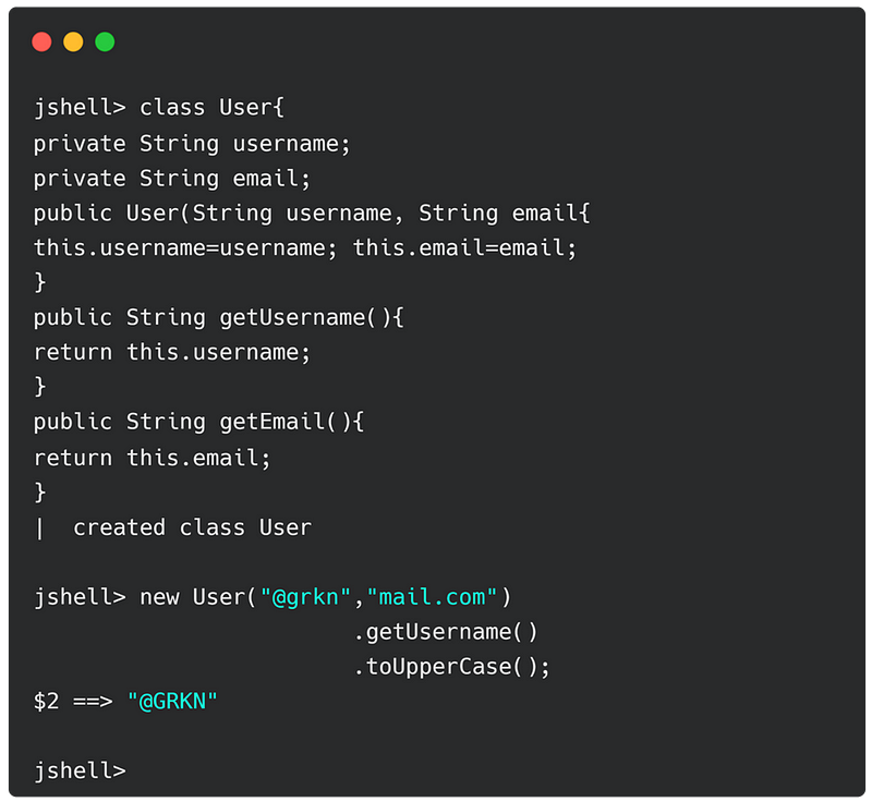 REPL & Java Shell | no more public static void main