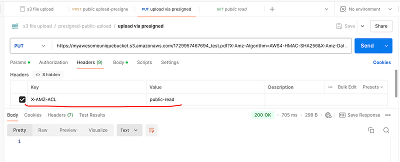 Spring Boot S3 Presigned Url Upload/Download F