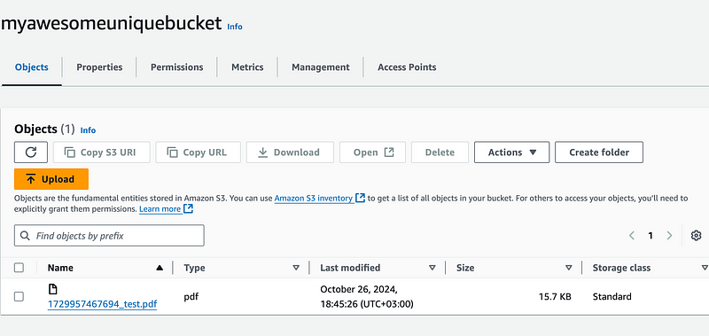 Spring Boot S3 Presigned Url Upload/Download F